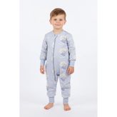 Cantoy Erkek Çocuk Elyaf Dolgulu Premium Kalite 2 Tog Desenli Uyku Tulumu - 7 Yaş - Açık Mavi - Gri