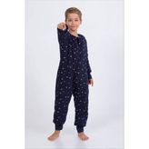 Cantoy Erkek Çocuk Uyku Tulumu Kalın Elyaf Dolgulu Premium Kalite 2.5 Tog - Lacivert - 4 Yaş