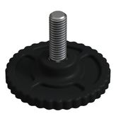 Çap: 50 Mm M8 Tırtıllı Vida Siyah - 24’Lü Paket