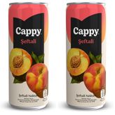 Cappy Şeftali Nektarı Kutu 12x330 ml (2 paketi)