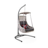 Capri Swing Rattan Tekli Bahçe Balkon Salıncağı