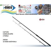 Captain 1502 10-40 gr 240 cm 2 Parça Camelon Spın Kamış