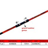 Captain 1696 100-200 gr Atar Method 500 cm Tele Surf Kamış
