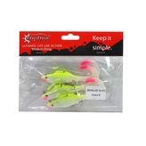 Captain 3559 Pencil Soft 10 cm No: 6 Levrek Silikonu 3'lü Suni Balık