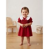 Caramell Bebe Yakalı Kırmızı Elbise - 2 - 3 Yaş