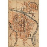 Carcassonne Map Journal: Vintage Map Notebook