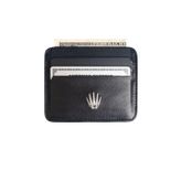 CARD HOLDER SİYAH HAKİKİ DERİ KARTLIK