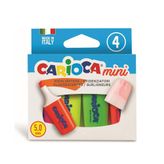 Carioca 4 Renk 42868 Fosforlu Renkler Mini İşaretleme Kalemi