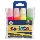 Carioca 4 Renk 42870 Fosforlu Renkler Memolight İşaretleme Kalemi