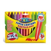 Carioca 42671 12 Renk Jumbo Üçgen Pastel Boya