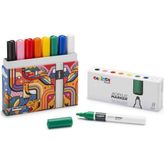 Carioca Plus Akrilik Marker 8'li (Sert Kutu)