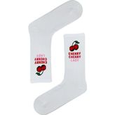 Carnaval Socks Cherry Cherry Lady Yazılı Tenis Çorap