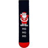 Carnaval Socks Siyah Noel Baba Desenli Havlu Çorap - 37 - 44