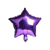 Carnaval Yıldız Folyo Balon Mor 45 Cm