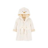 Carter's Ekru Pamuklu Kapüşonlu Unisex Bebek Bornoz