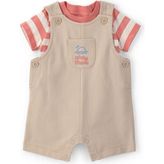 Carter's Erkek Bebek Salopet Set 3 Ay-24 Ay Haki - 6 Ay