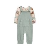 Carter's Erkek Bebek Yeşil Salopet Set