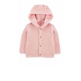 Carter's Kapüşonlu Kız Bebek Hırka - Pembe