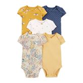 Carter's Kız Bebek Kısa Kollu 5'li Body Set