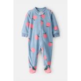 Carter's Kız Bebek Mavi Polar Tulum