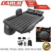 Carub 12V Şişme Yatak Pompa+Yastık Seti