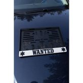 Carvian Wanted Motor Plakalık b004