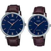 Casio MTP-LTP- VT01L-2BUDF Çift Kol Saati
