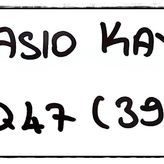 Casio Uyumlu AQ-47 Saat Kordonu
