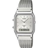 Casio Vintage Kol Saati - Gümüş - Beyaz
