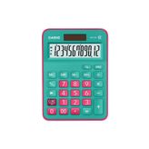 Casio Yeşil+Pembe 12 Hane Masa Üstü Hesap Makinesi