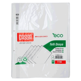 Cassa 7730 Eco 50'li Paket Beyaz Telli Dosya