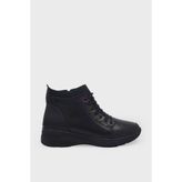 Castle Black Kadın Comfort Deri Bot Siyah CB42691