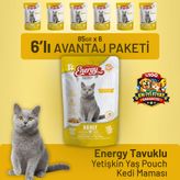 Cat Food Energy 6x85 gr Tavuklu Yetişkin Yaş Kedi Maması