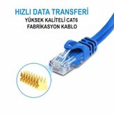 Cat6 Kablosu Ethernet Lan Internet Network Kablo 10 Metre