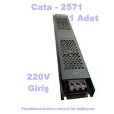 Cata 12V 40A Şerit Led Adaptörü 40A 480W Süper Slim