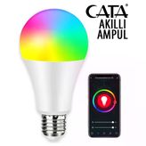 Cata Ct-4000 9w Akıllı Led Ampul E27 16 Milyon Renk