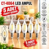 Cata CT-4064 7W Buji Ampül 5 Adet