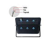 CATA CT 4659 100 W Slim Led Projektör