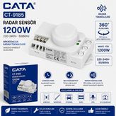 Cata CT-9185 Hareket Algılayıcı Radar Sensör - Beyaz