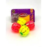 Catlife Çıngıraklı Top Kedi Oyuncağı 4'lü