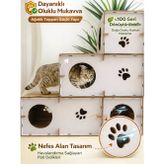 CATSSLE Kedi Oyun Evi ve Tüneli Modüler 3 Katlı Karton