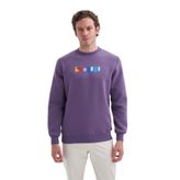 CAZADOR Erkek Sweatshirt, Mor, M Beden