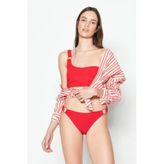 C&City 3210 Kırmızı Tek Omuz Bikini Takımı