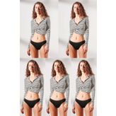 C&City 5'li 523 Siyah Bikini Külot