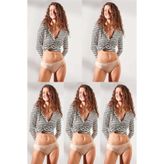 C&City 5'li 523 Ten M Kadın Bikini Külot