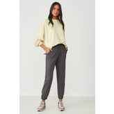 C&City 802 Basic Jogger Füme Kadın Eşofman Altı