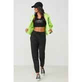 C&City 802 Basic Jogger Siyah Kadın Eşofman Altı