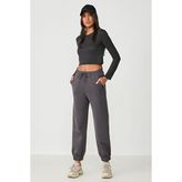 C&City 806 Jogger Lastikli Spor Yeşil Kadın Eşofman Altı