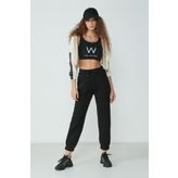 C&City 902 Basic Jogger Siyah Kadın Eşofman Altı