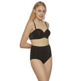 C&City C12016 Siyah Dikişsiz Slip Korse